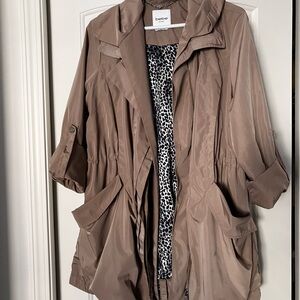 Bebe Women's Brown Trench Coat